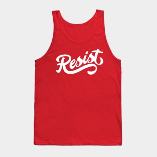 Resist Script Tank Top